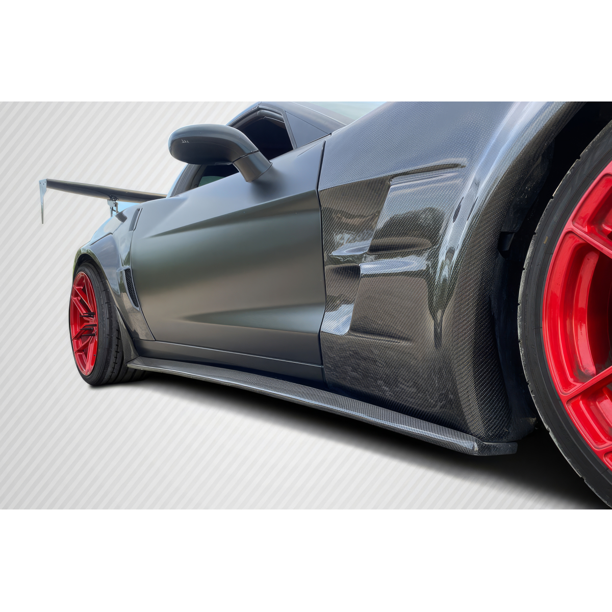 Modify your Chevrolet Corvette 2005 with our Exterior/Other Exterior - Side angle view of car with low perspective