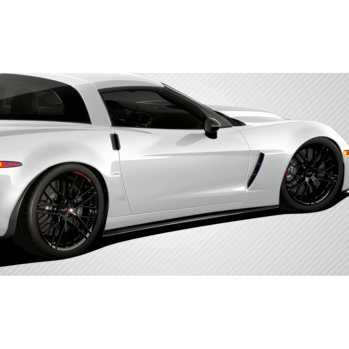 Modify your Chevrolet Corvette 2005 with our Exterior/Complete Body Kits - Side angle view showcasing the vehicle design