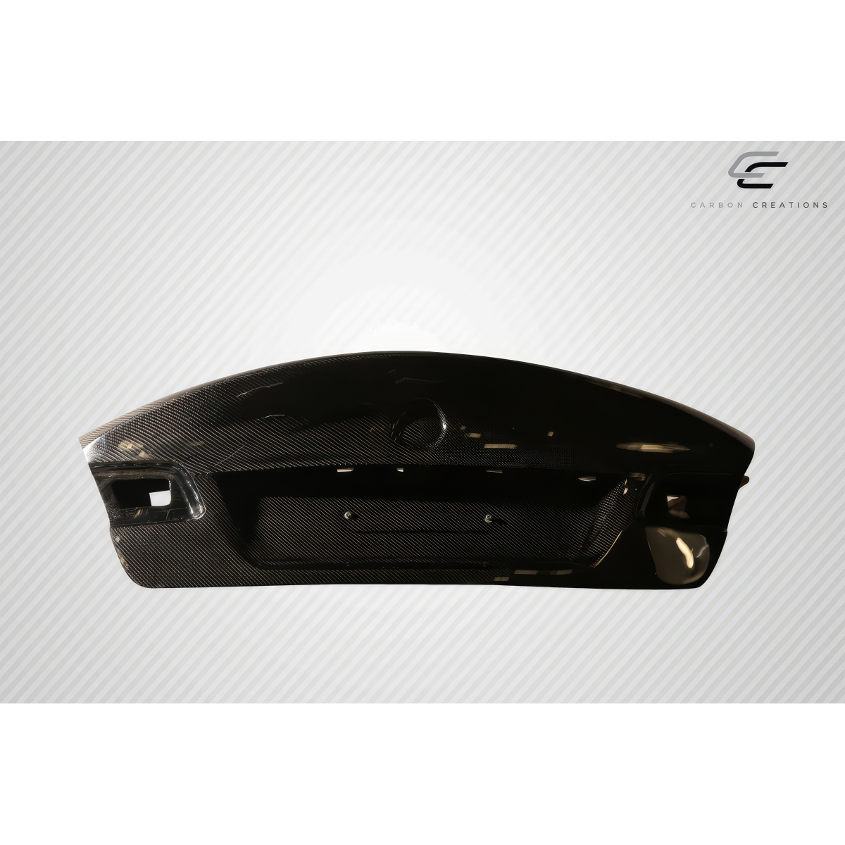 Modify your BMW 3-Series 2007 with our Exterior/Trunks - Part is viewed at a slight angle from above