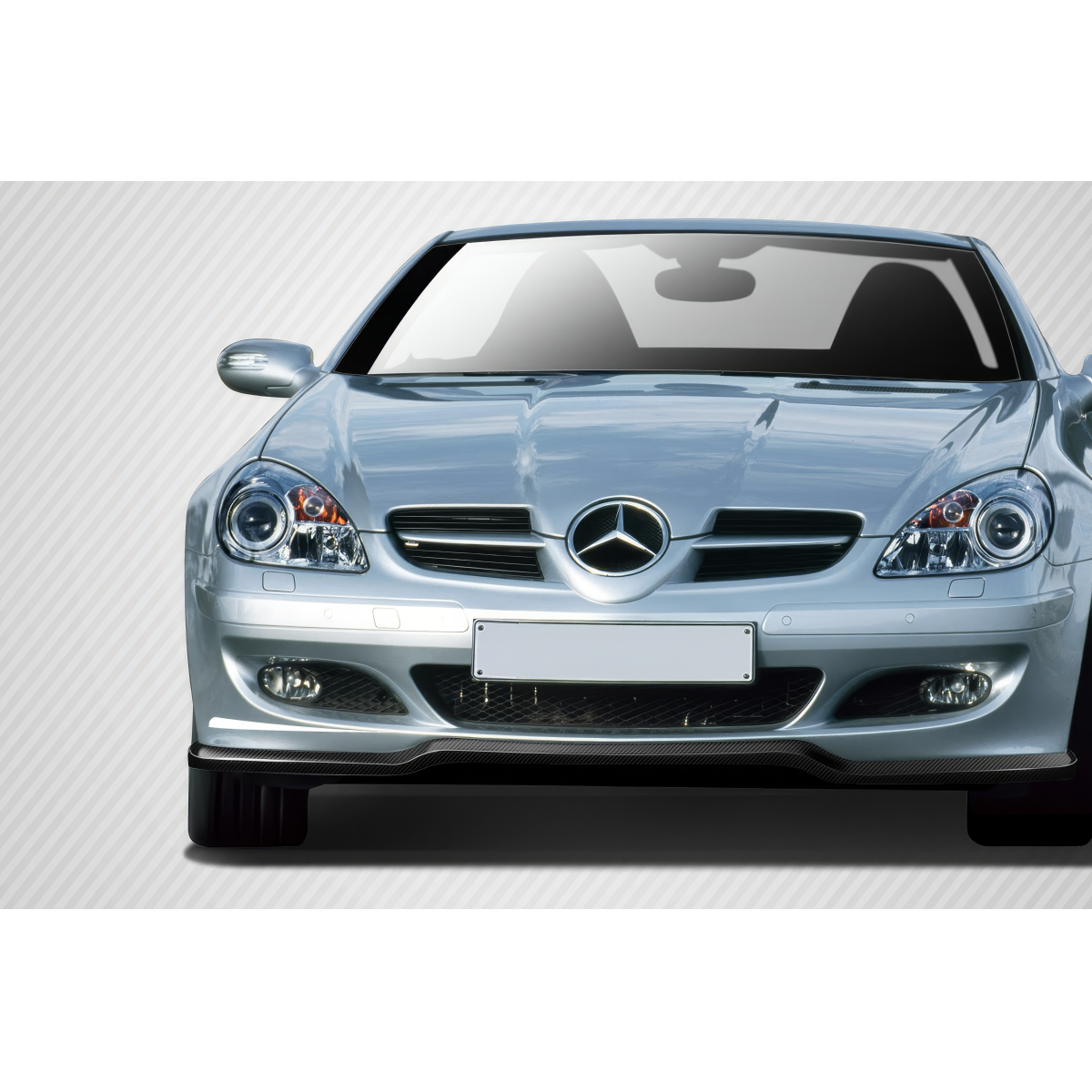 Modify your Mercedes-Benz SLK-Class 2005 with our Exterior/Front Bumpers or Lips - Front view of a Mercedes SLK Class vehicle