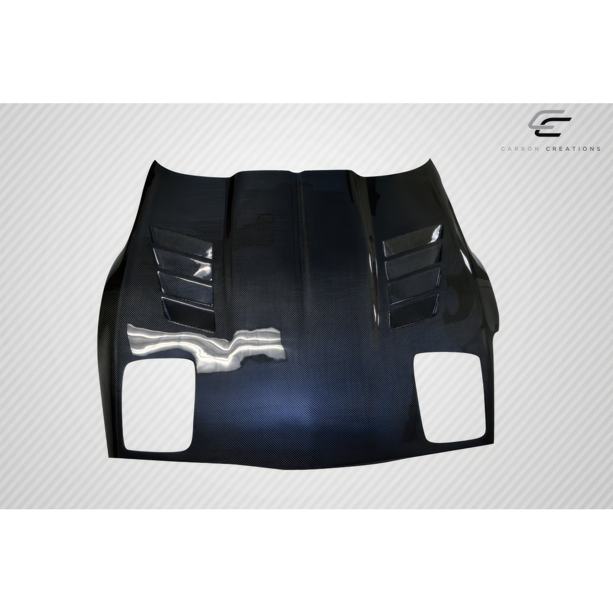 Modify your Chevrolet Corvette 1985 with our Exterior/Hoods - The image shows the hood from a top-down angle