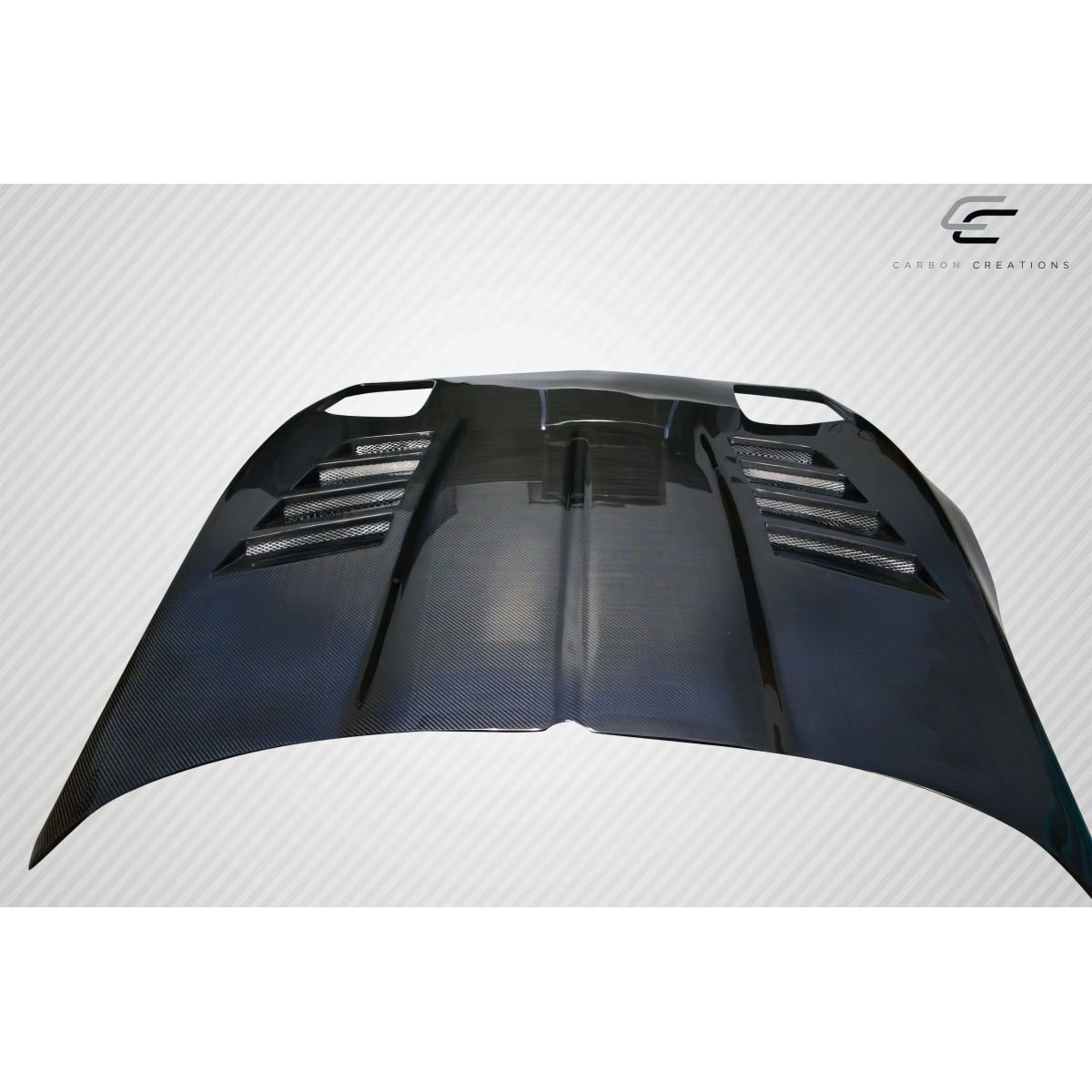 Modify your Chevrolet Corvette 1985 with our Exterior/Hoods - Top down view of carbon fiber hood