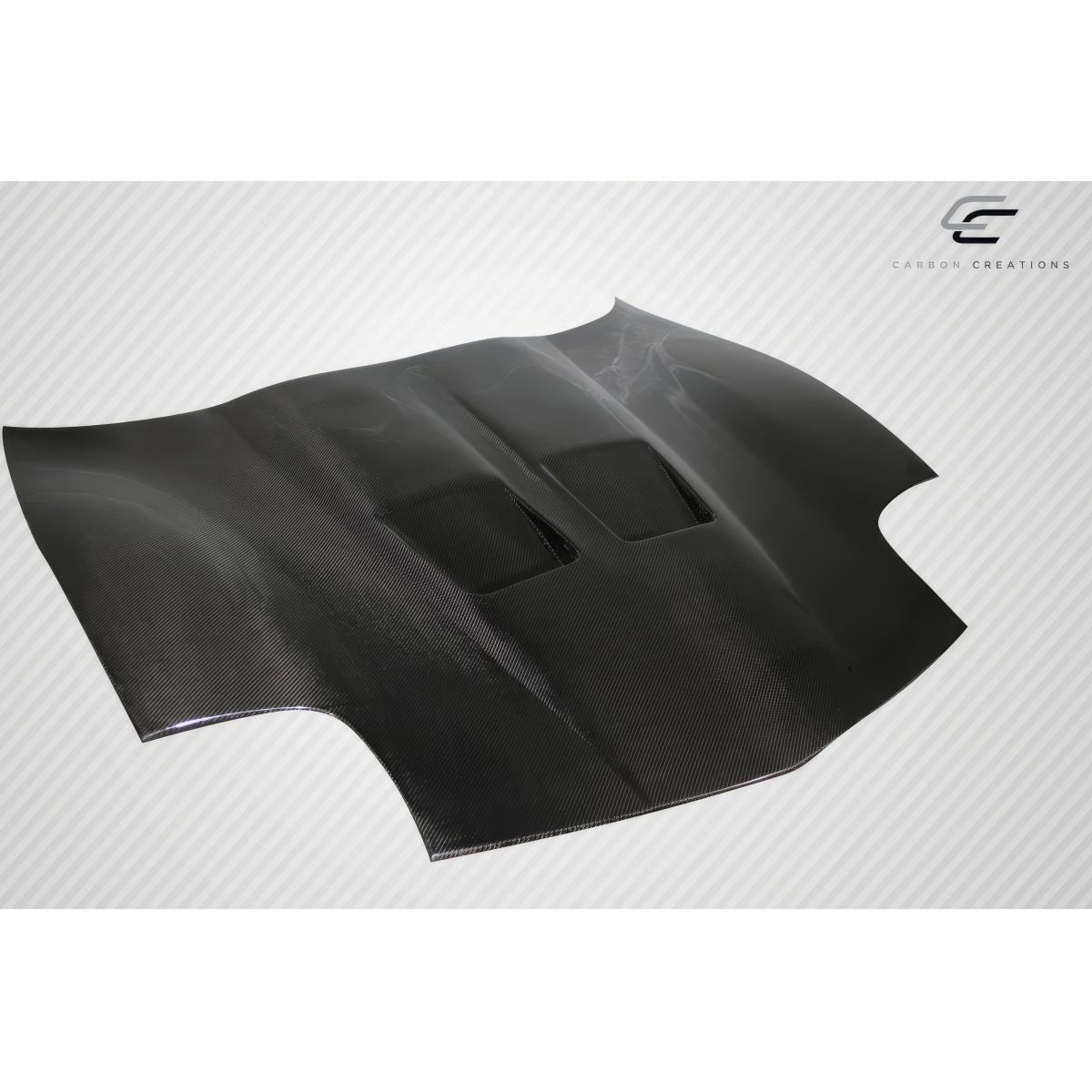 Modify your Chevrolet Corvette 1997 with our Exterior/Hoods - Top down angle of carbon fiber hood