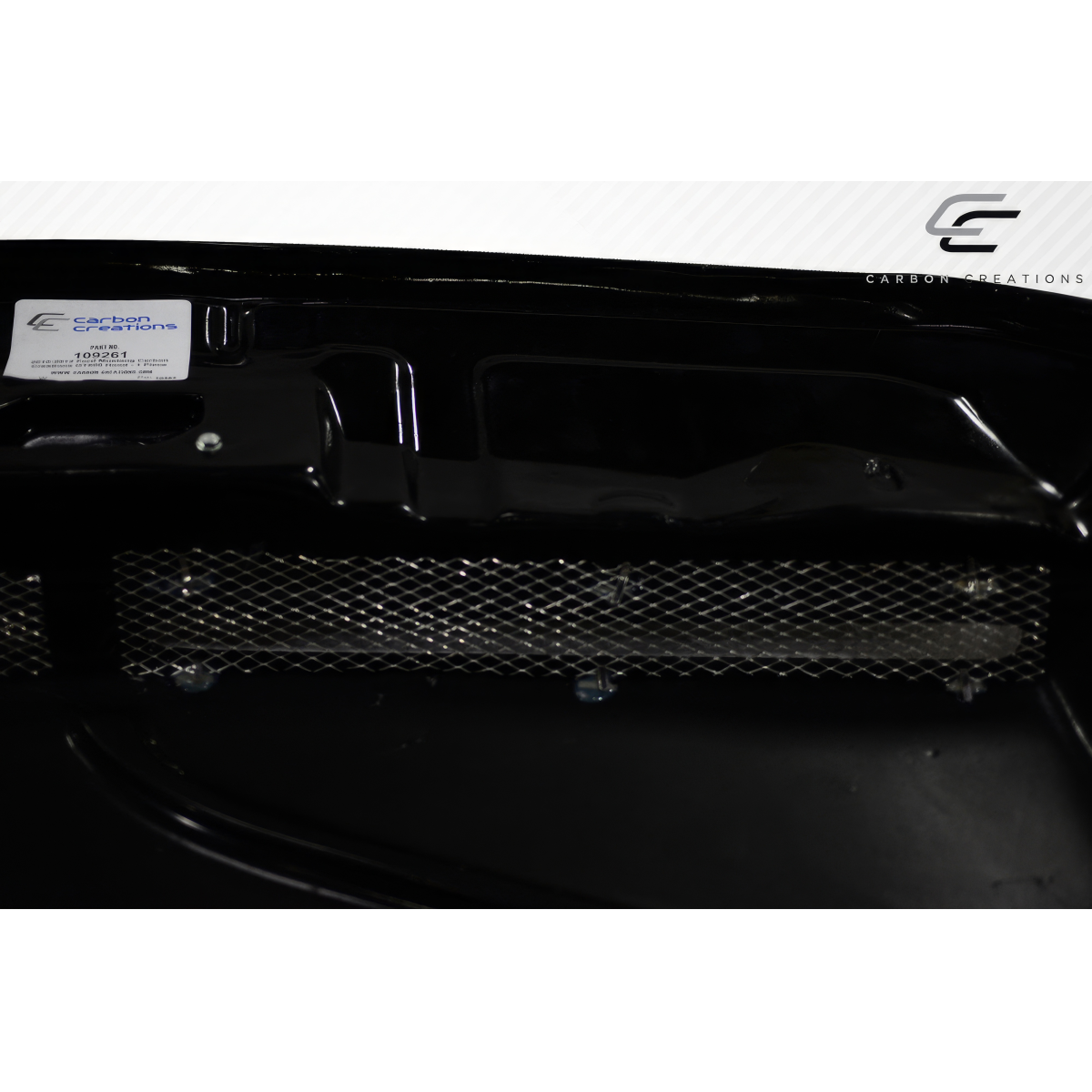 Modify your Ford Mustang 2010 with our Exterior/Hoods - Part seen from above at slight angle