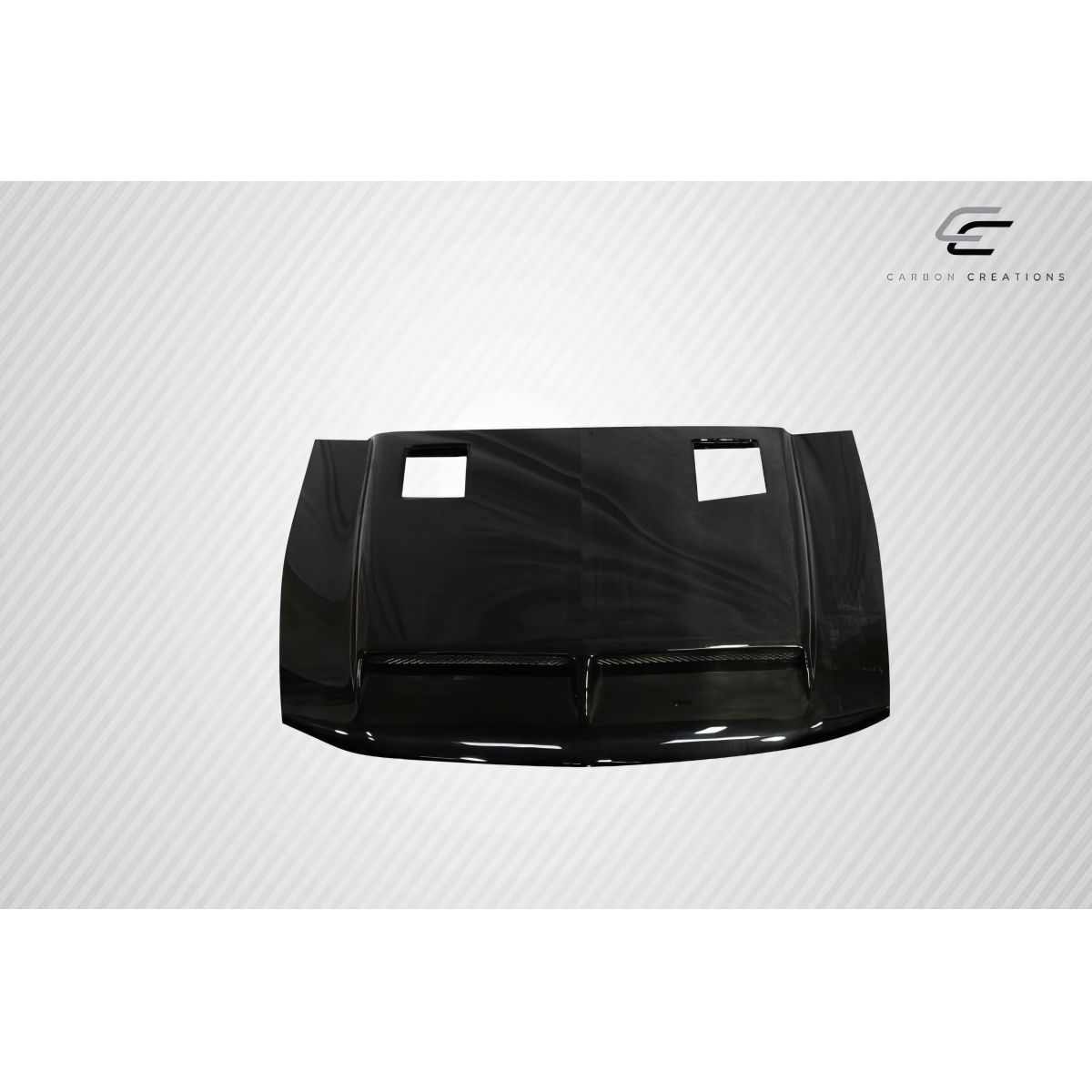 Modify your Ford Mustang 2010 with our Exterior/Hoods - The part is shown from a top-down view