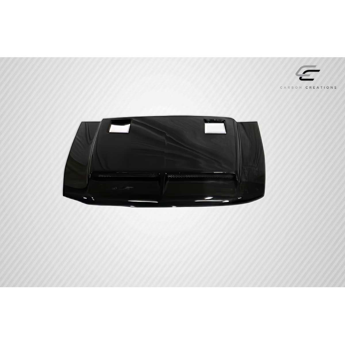 Modify your Ford Mustang 2010 with our Exterior/Hoods - Viewed from the top at a slight angle