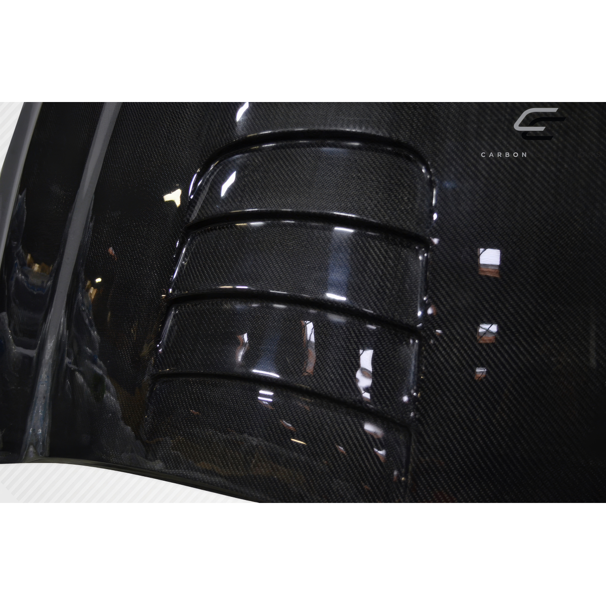 Modify your Ford F-150 1997 with our Exterior/Hoods - The part is shown from a slightly overhead angle