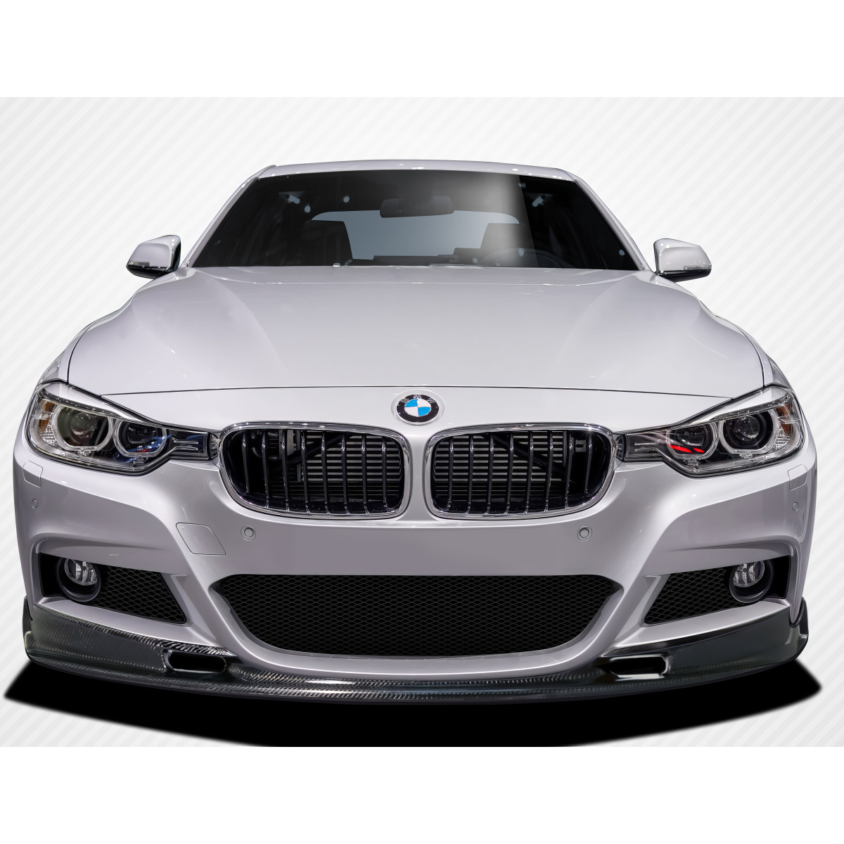 Modify your BMW 3-Series 2012 with our Exterior/Front Bumpers or Lips - Front view of the vehicle with slight tilt