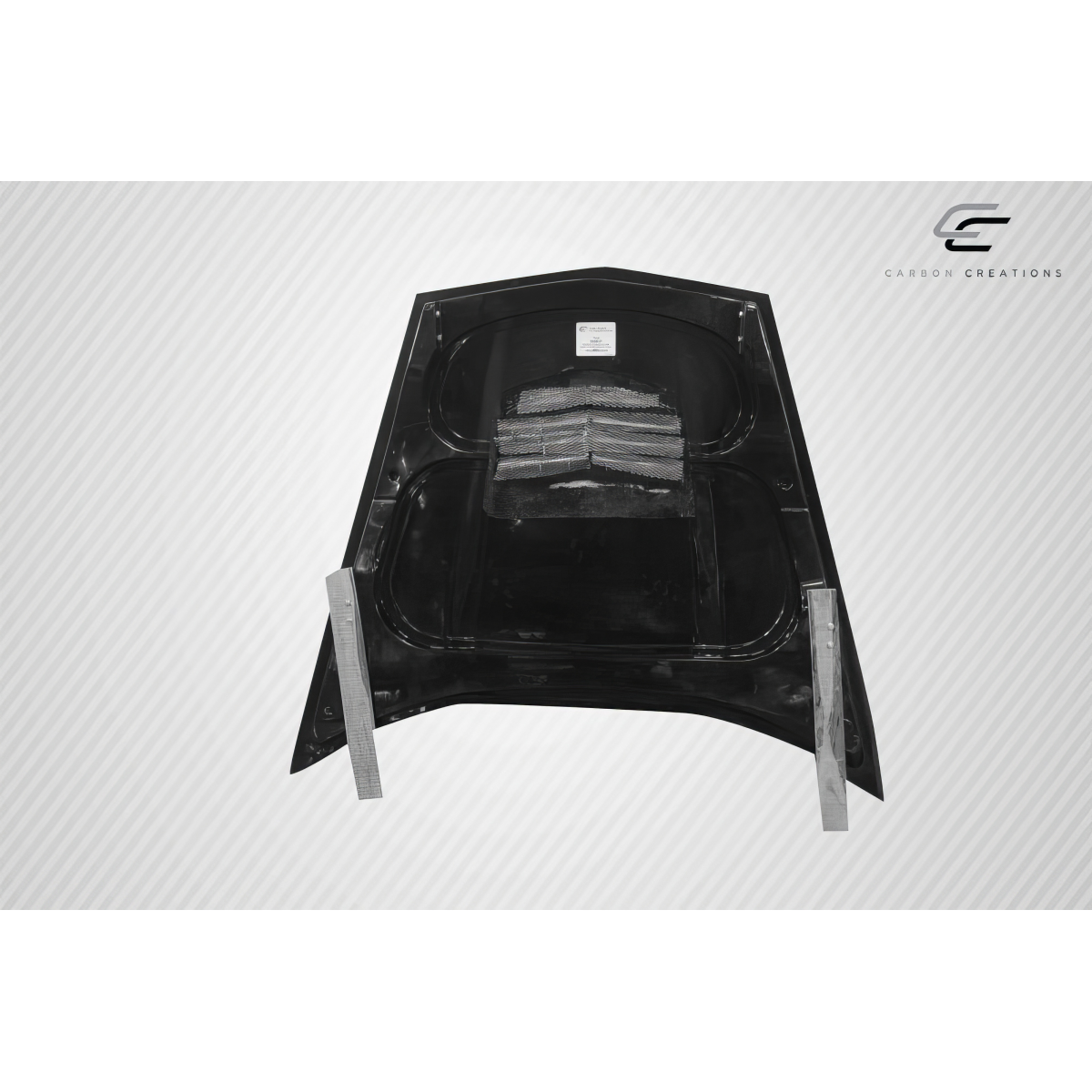 Modify your Chevrolet Corvette 2005 with our Exterior/Hoods - Image shows part from a top down perspective