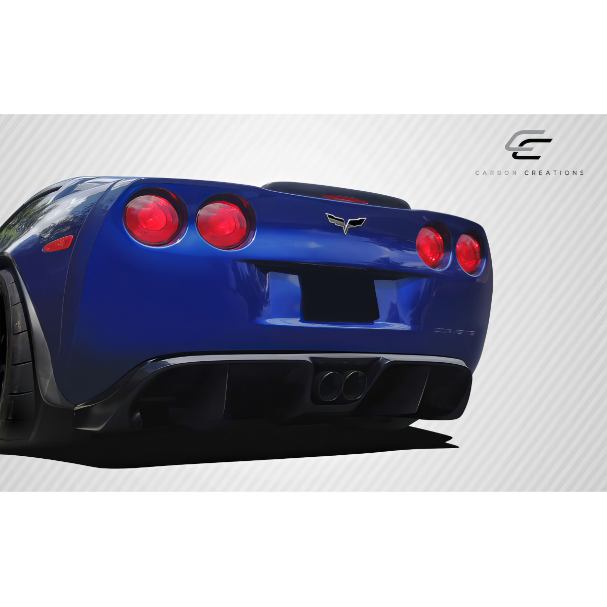 Modify your Chevrolet Corvette 2005 with our Exterior/Diffusers - View from slightly below rear at an angle