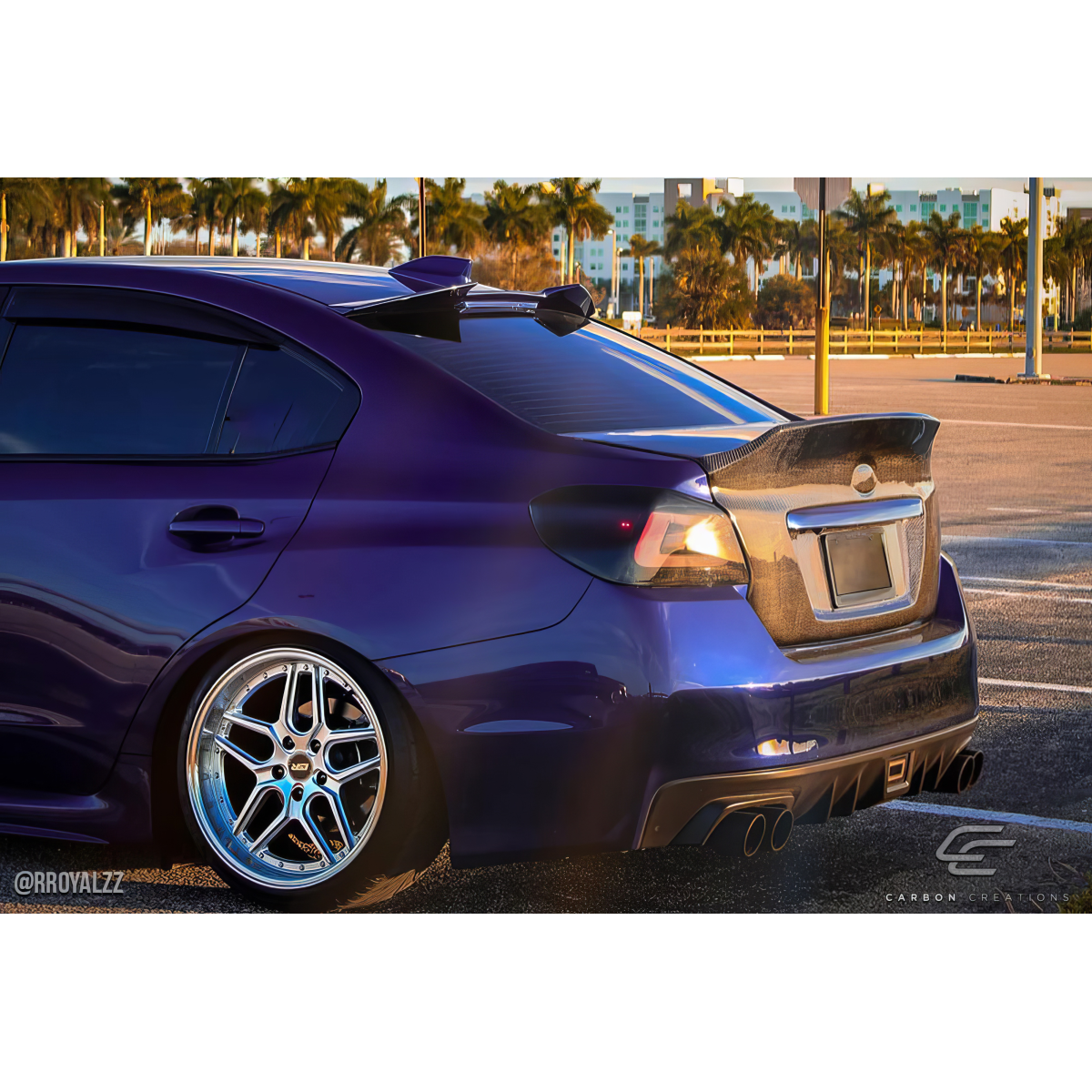 Modify your Subaru WRX 2015 with our Exterior/Trunks - Angle shows rear side view of Subaru WRX trunk