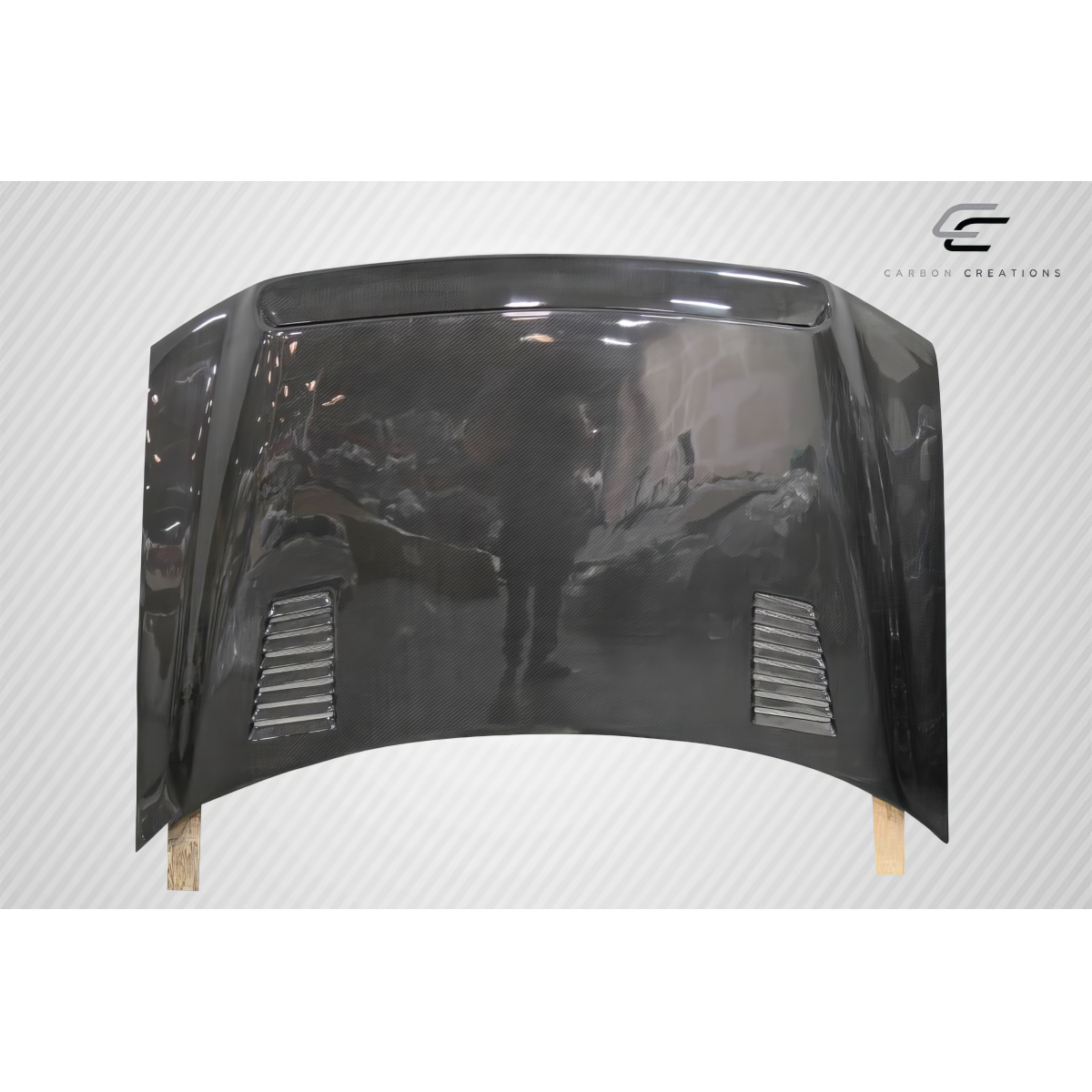 Modify your Ford F-150 2004 with our Exterior/Hoods - The part is viewed from a frontal angle