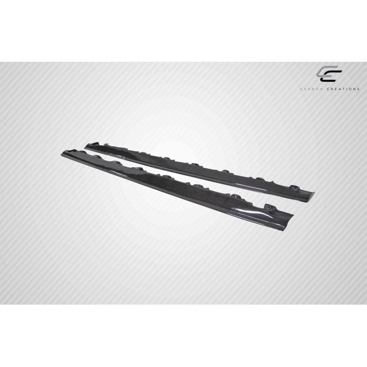 Modify your Ford GT 2015 with our Exterior/Side Skirts - Parts are displayed flat with slight angle for view