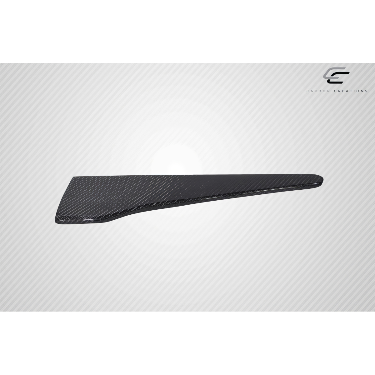 Modify your Ford GT 2015 with our Exterior/Rear Bumpers or Lips - Angled side view of a carbon fiber spat extension