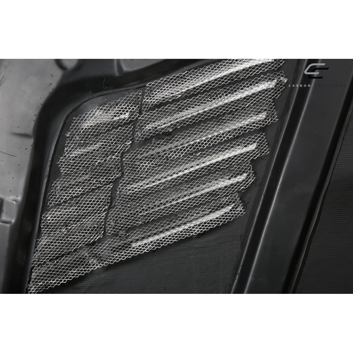 Modify your BMW 5-Series 2004 with our Exterior/Hoods - Part viewed at a slight diagonal angle