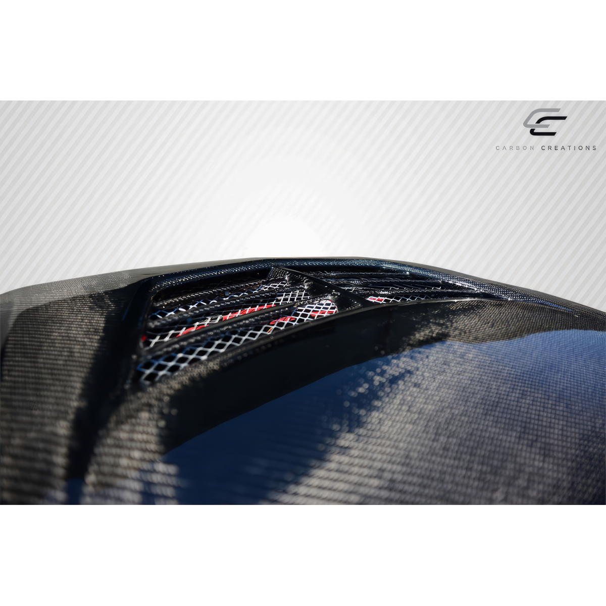 Modify your Chevrolet Cobalt 2005 with our Exterior/Hoods - Oblique angle view from above highlighting details