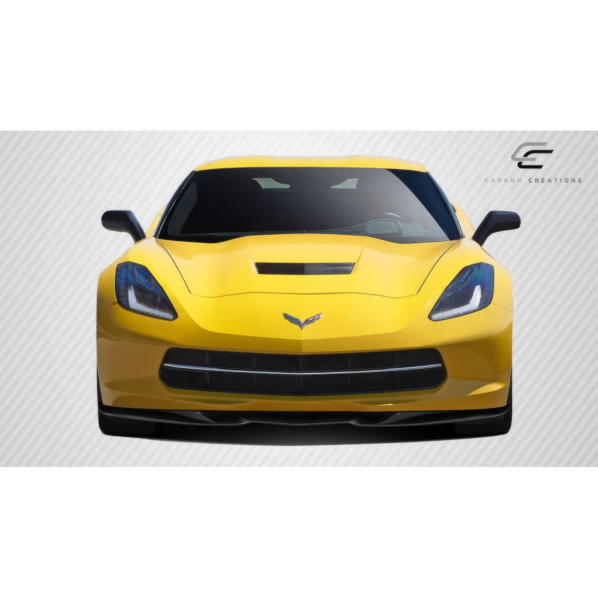 Modify your Chevrolet Corvette 2014 with our Exterior/Other Exterior - Front view of the vehicle at a straight angle