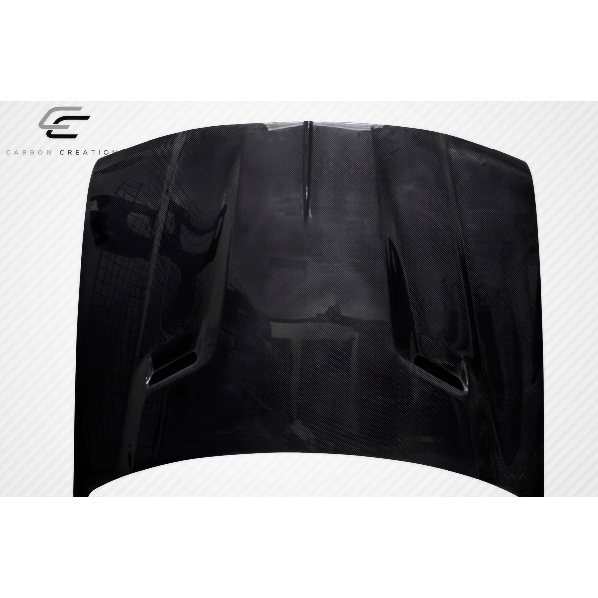 Modify your Chrysler 300 2005 with our Exterior/Hoods - The part is seen from a top down view