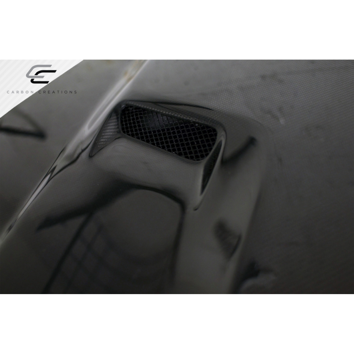 Modify your Chrysler 300 2005 with our Exterior/Hoods - Viewed from a slight angle from the front