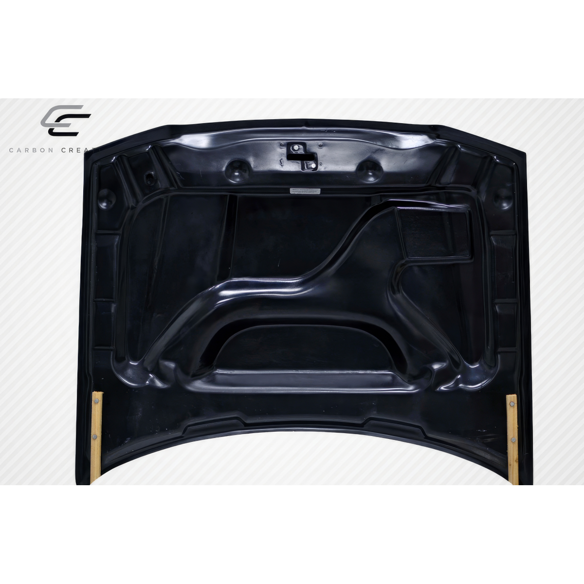 Modify your Chrysler 300 2005 with our Exterior/Hoods - Viewed from a straight overhead angle