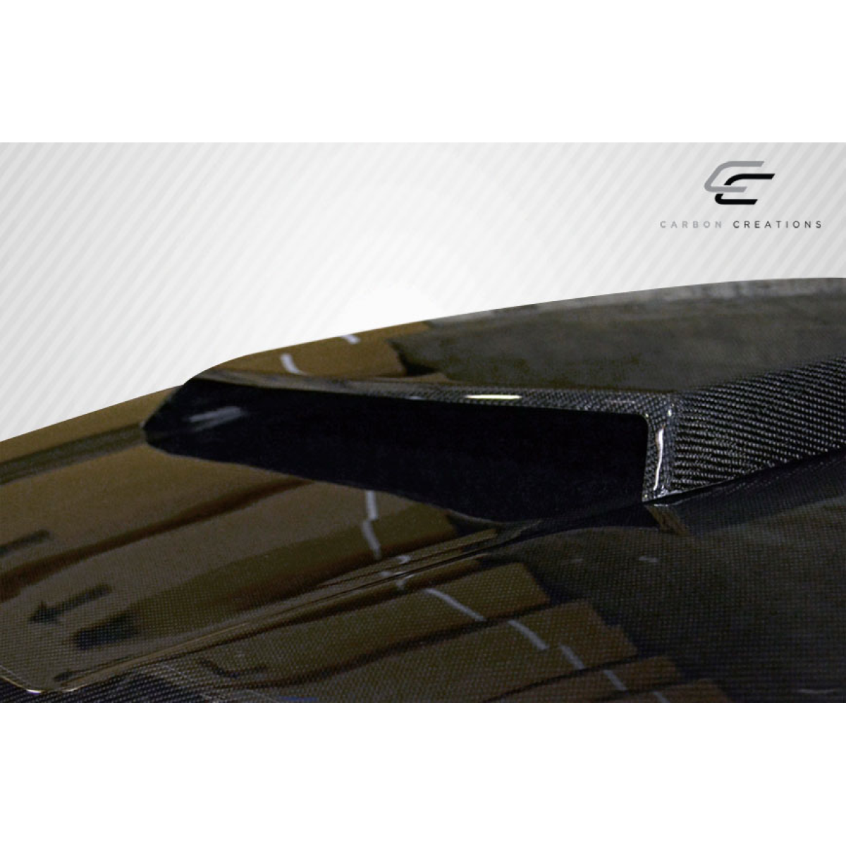 Modify your Ford F-150 2015 with our Exterior/Hoods - Angled view showcasing carbon fiber hood