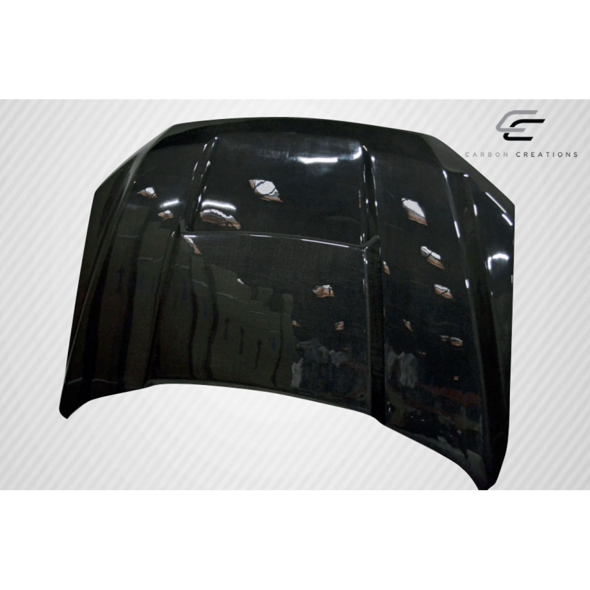 Modify your Ford F-150 2015 with our Exterior/Hoods - Hood viewed from a slightly elevated angle