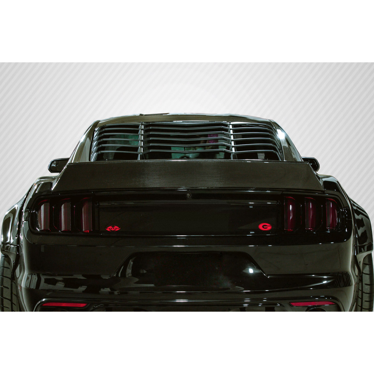 Modify your Ford GT 2015 with our Exterior/Trunks - Rear view angle of the vehicle's trunk