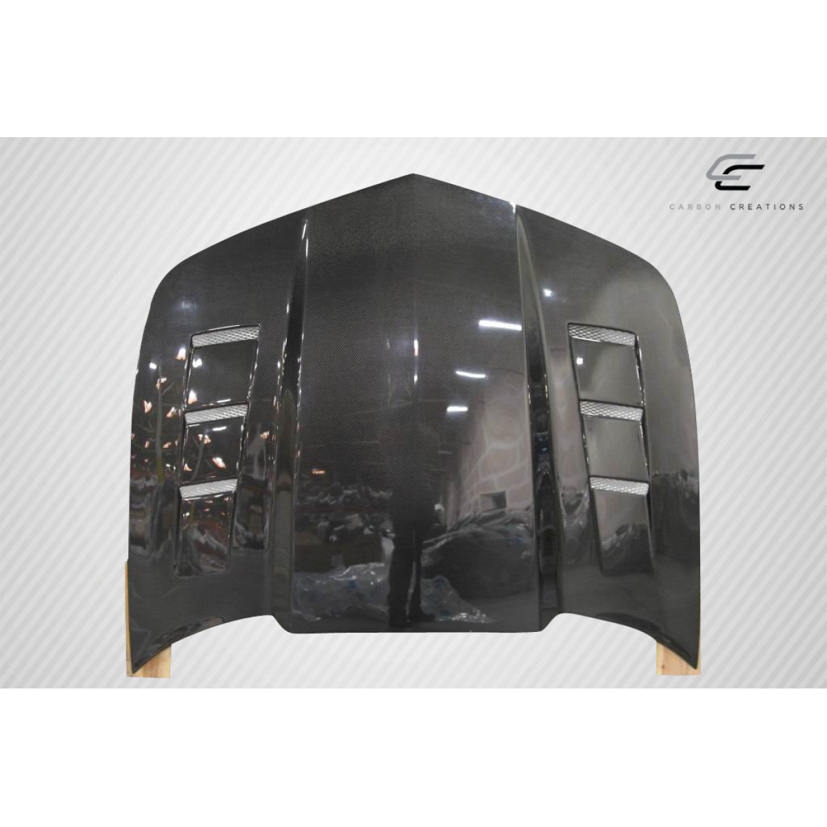 Modify your Chevrolet Camaro 2010 with our Exterior/Hoods - The part is viewed from a frontal angle