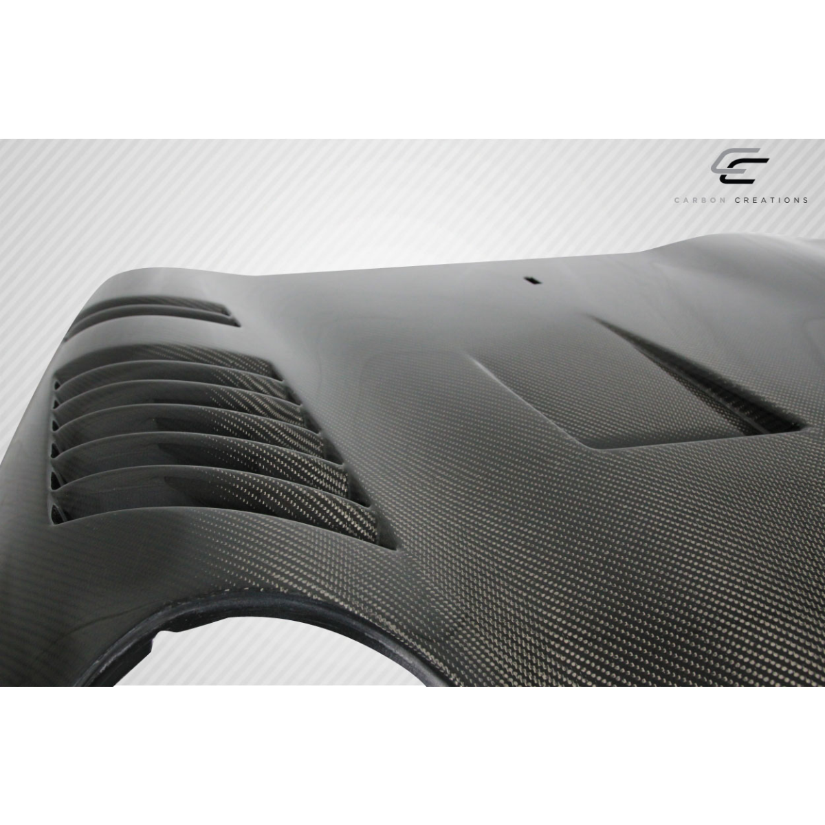 Modify your Mini Cooper 2002 with our Exterior/Hoods - The part is shown from a top-down angle