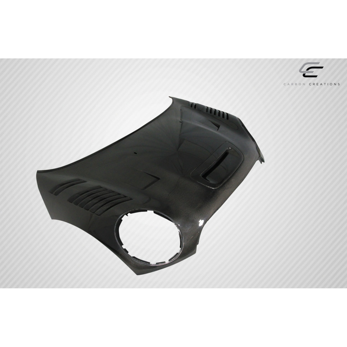 Modify your Mini Cooper 2007 with our Exterior/Hoods - Part angled from above and slightly to the side