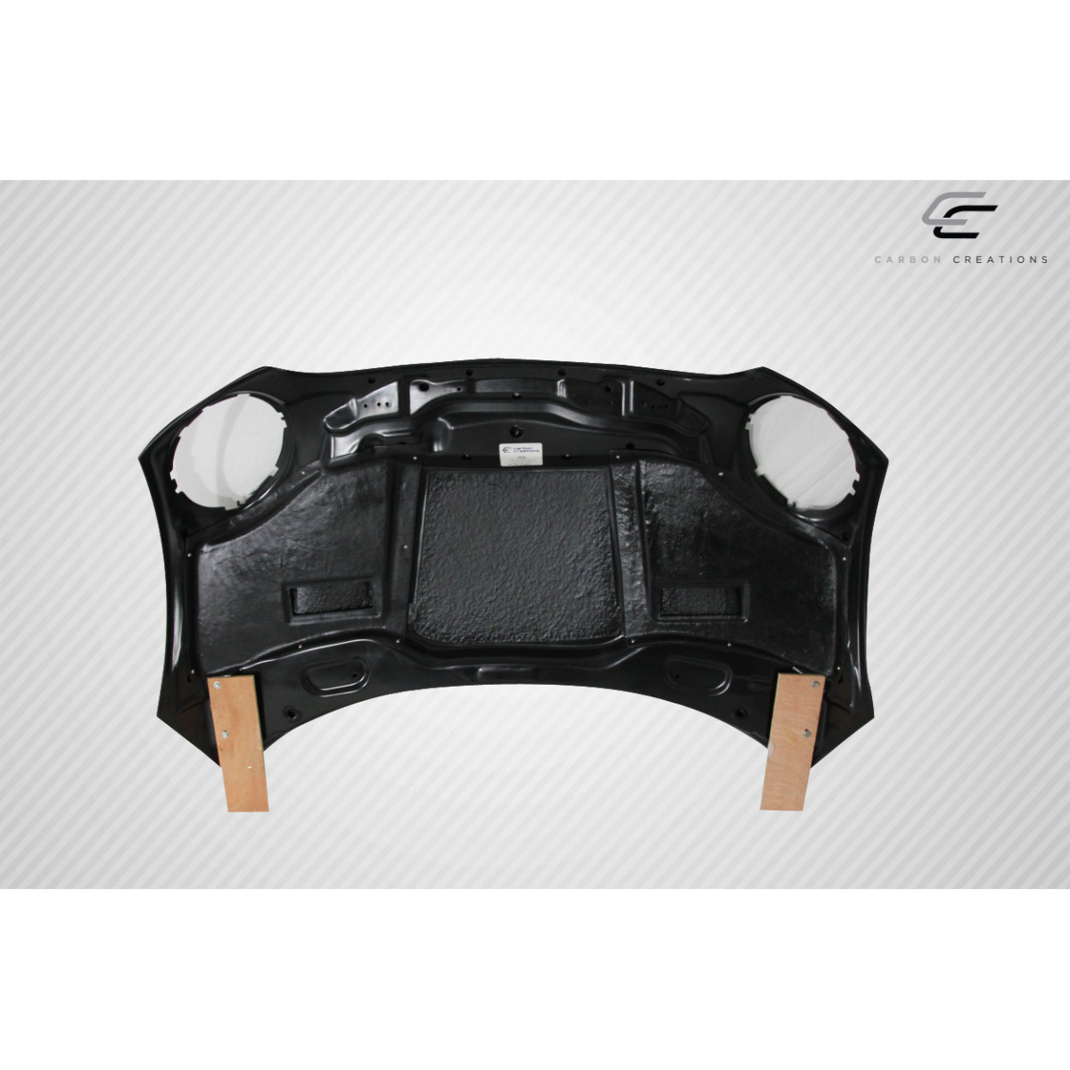 Modify your Mini Cooper 2007 with our Exterior/Hoods - Top down view of the hood part