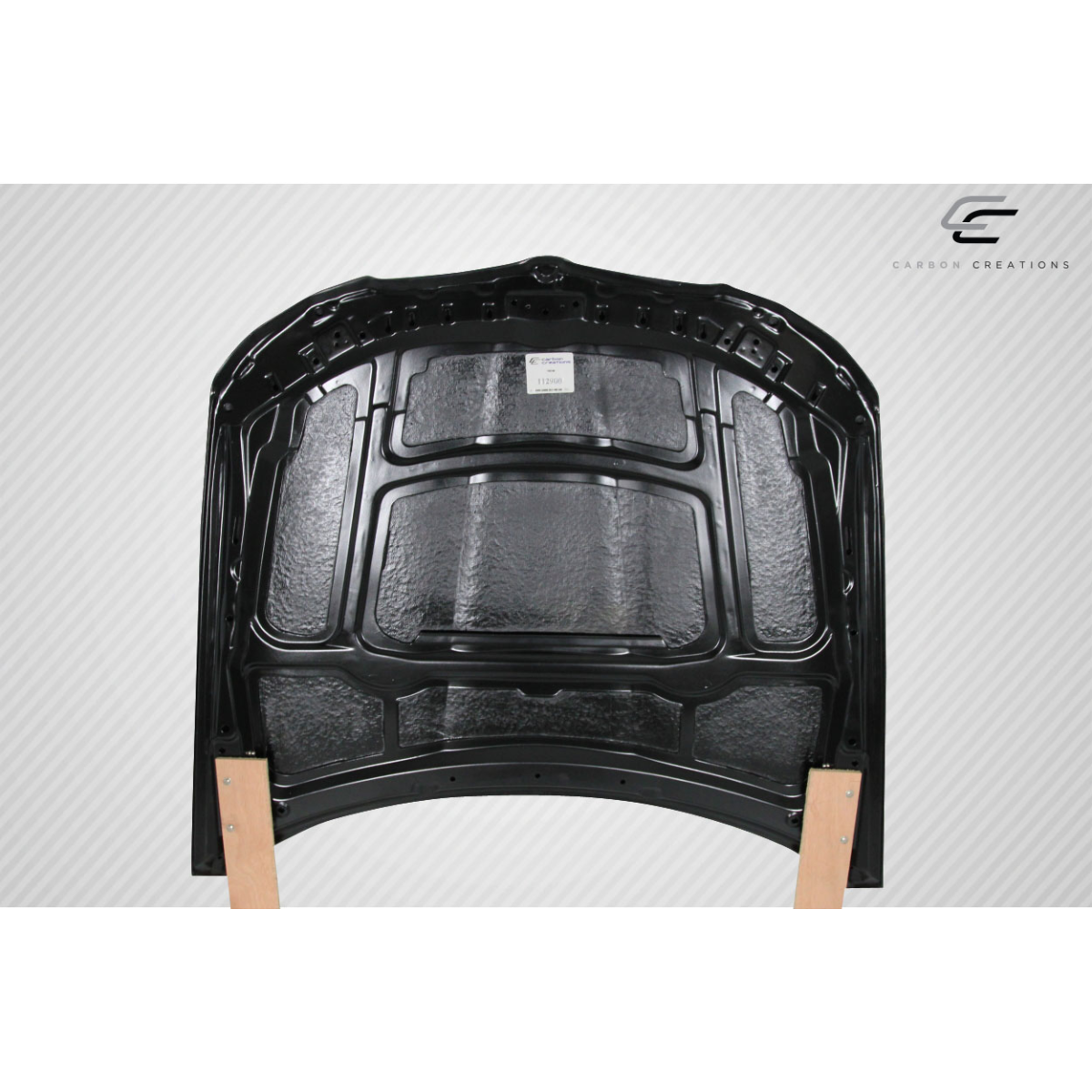 Modify your BMW 3-Series 2009 with our Exterior/Hoods - Part is viewed directly from above