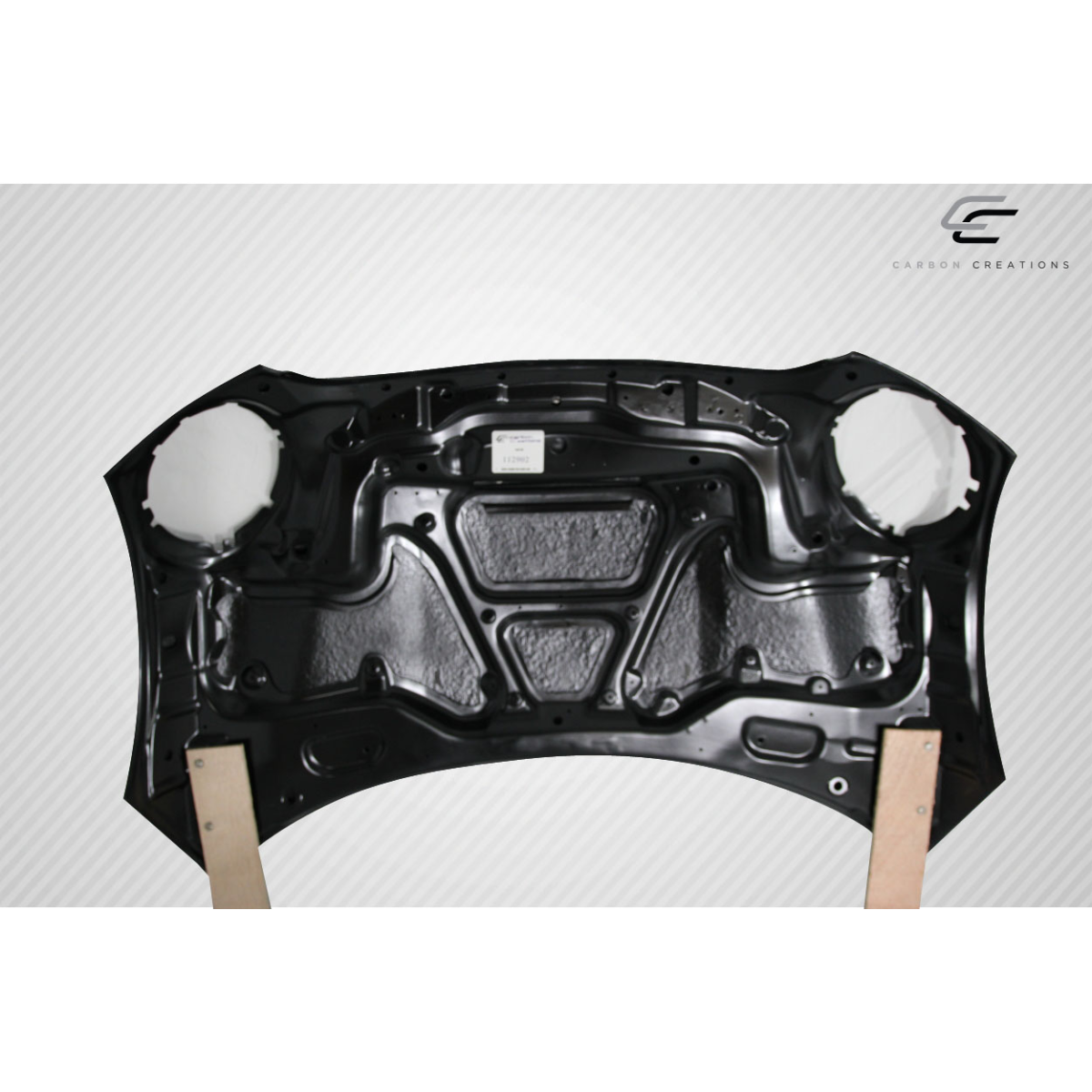 Modify your Mini Cooper 2007 with our Exterior/Hoods - Top down view of the hood part