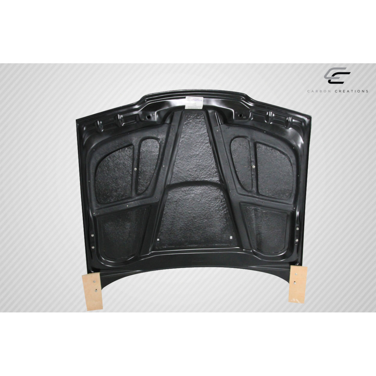 Modify your BMW 3-Series 1992 with our Exterior/Hoods - The part is shown in a straight on view