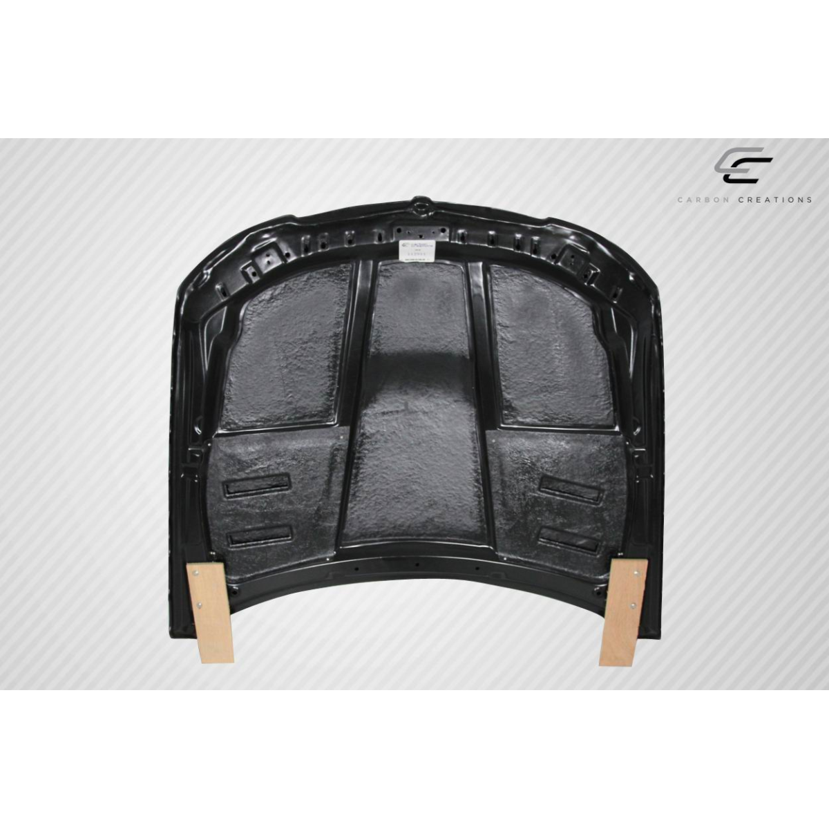 Modify your BMW 3-Series 2006 with our Exterior/Hoods - Image shows part from a straight overhead angle