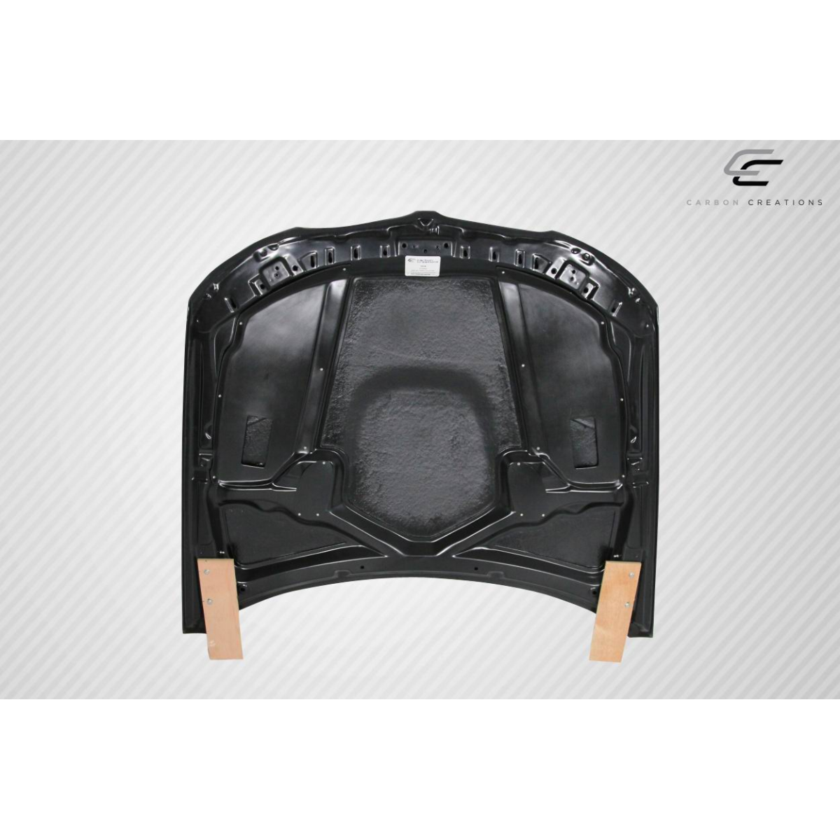 Modify your BMW 3-Series 2009 with our Exterior/Hoods - The part is viewed from a top angle