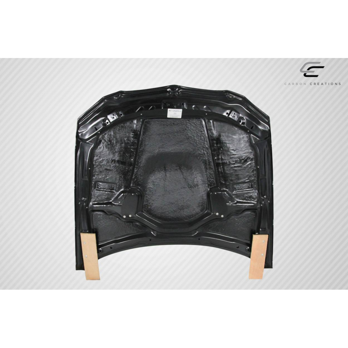 Modify your BMW M3 2008 with our Exterior/Hoods - Part shown from a top-down flat position