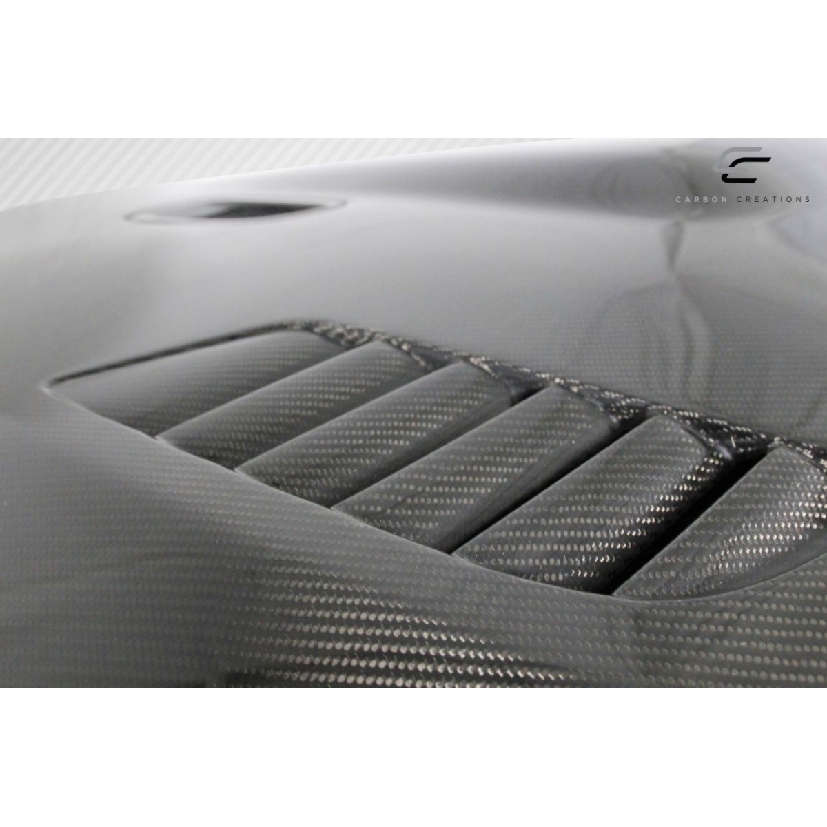 Modify your BMW M3 2008 with our Exterior/Hoods - Top down view of the carbon fiber hood