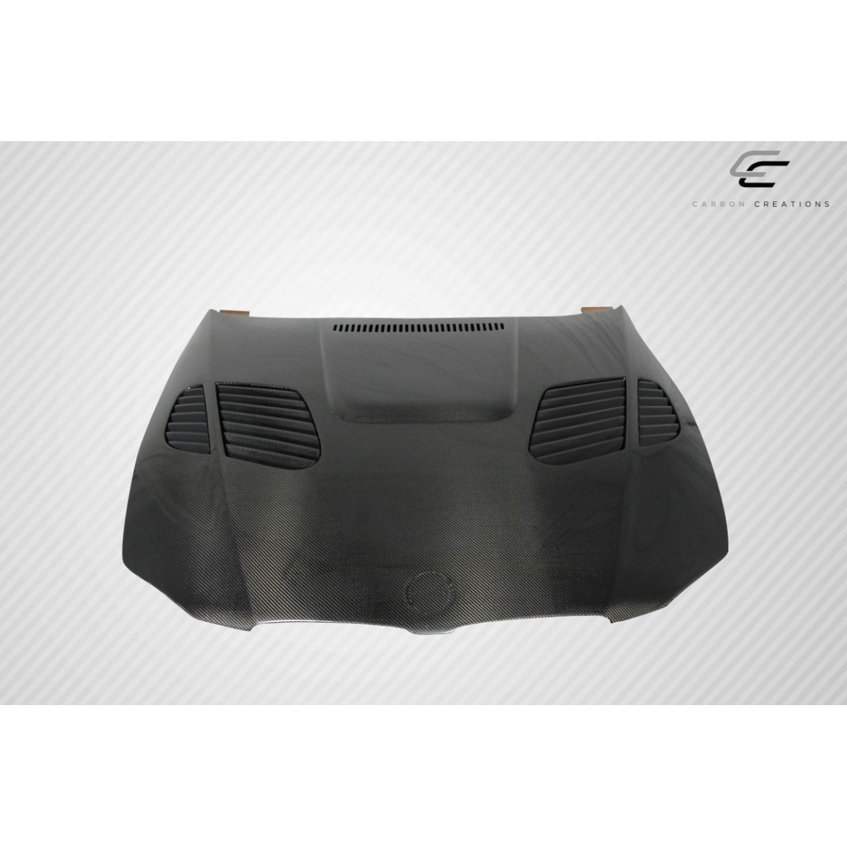 Modify your BMW 3-Series 2007 with our Exterior/Hoods - Front view showcasing the hood part flat angle