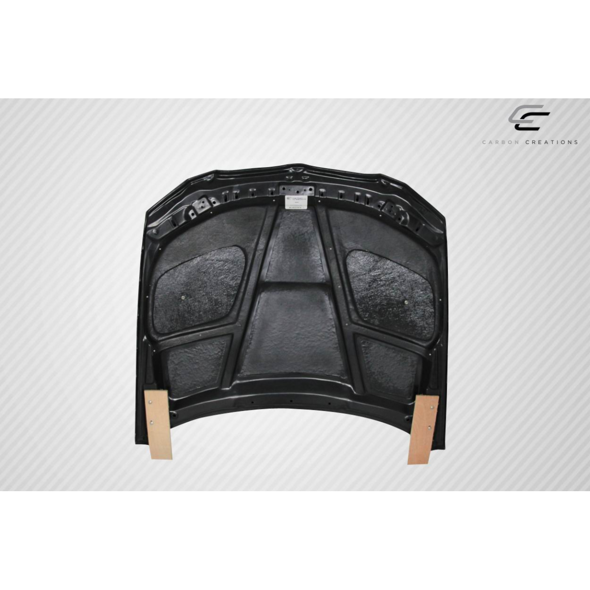 Modify your BMW 3-Series 2007 with our Exterior/Hoods - Part viewed from a top-down angle