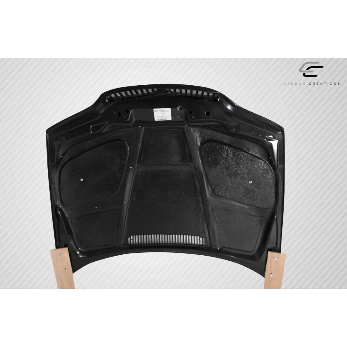 Modify your BMW 3-Series 2004 with our Exterior/Hoods - Image shows hood at a downward frontal angle