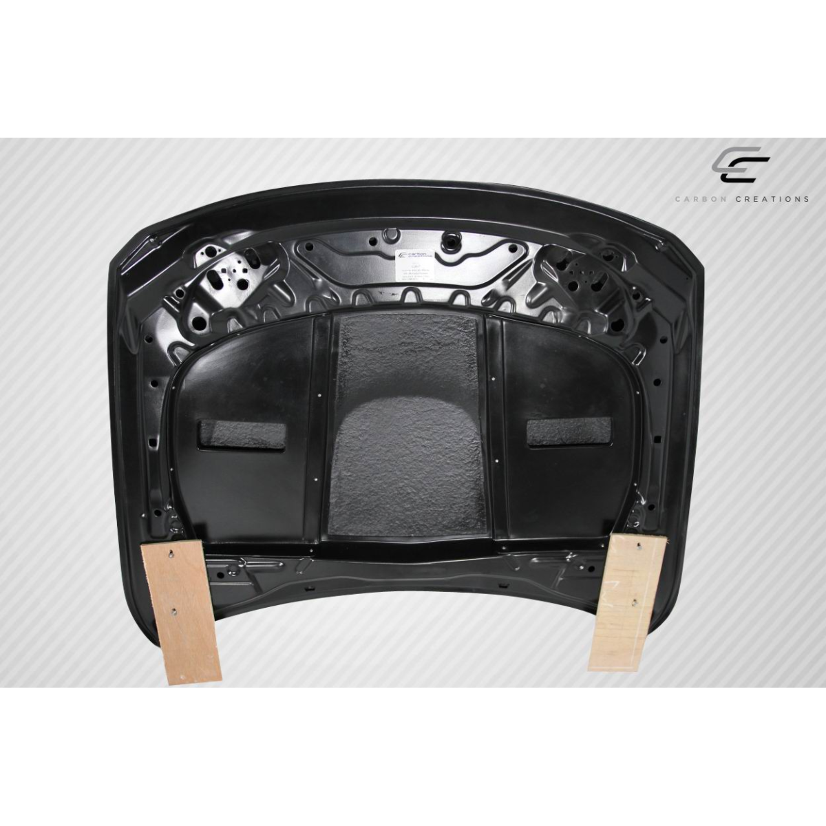 Modify your BMW M3 2014 with our Exterior/Hoods - Part is viewed from a top down angle