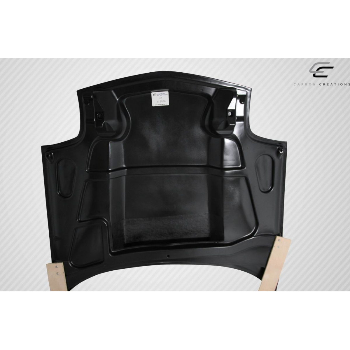 Modify your Chevrolet Corvette 1997 with our Exterior/Hoods - Part shown from a top rear angle