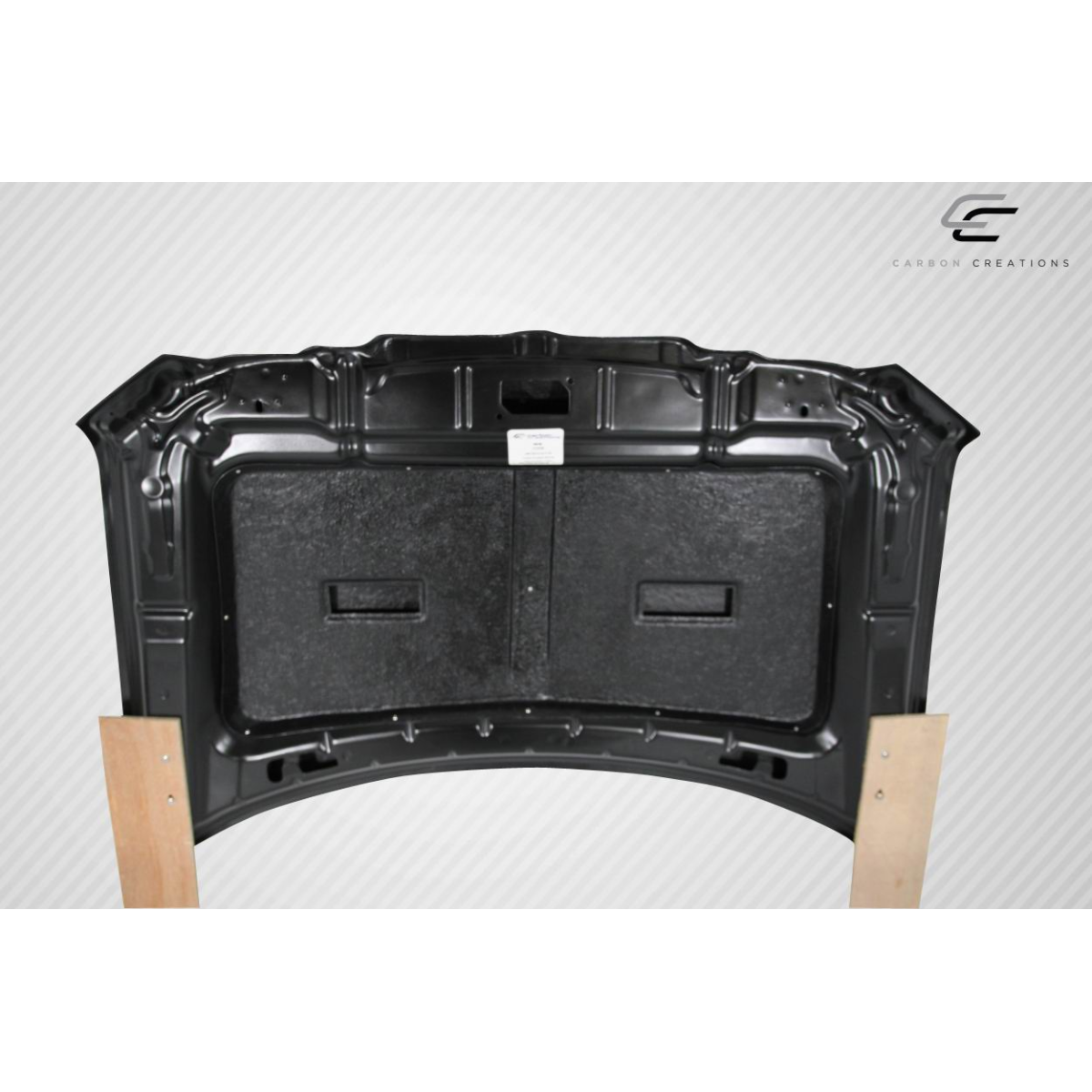 Modify your Ford F-150 2009 with our Exterior/Hoods - Part is shown from the underside at a slight angle