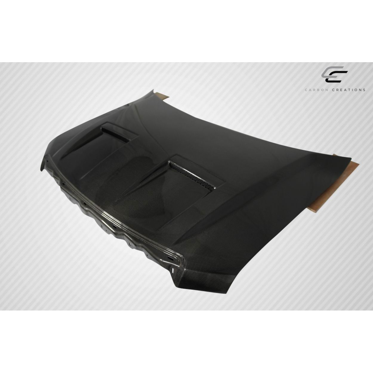 Modify your Ford F-150 2009 with our Exterior/Hoods - Top down angle of carbon fiber hood