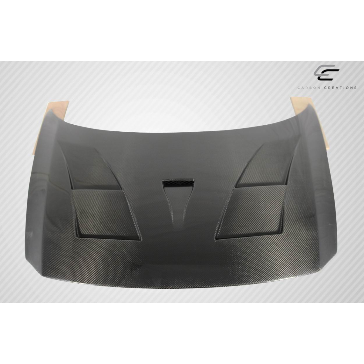 Modify your Honda CR-Z 2011 with our Exterior/Hoods - Top down view of hood part at flat angle