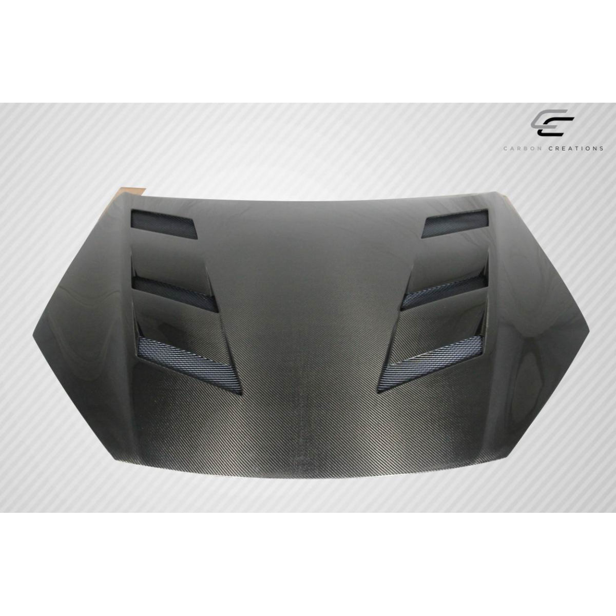 Modify your Hyundai Genesis 2013 with our Exterior/Hoods - Part shown from a top-down angle