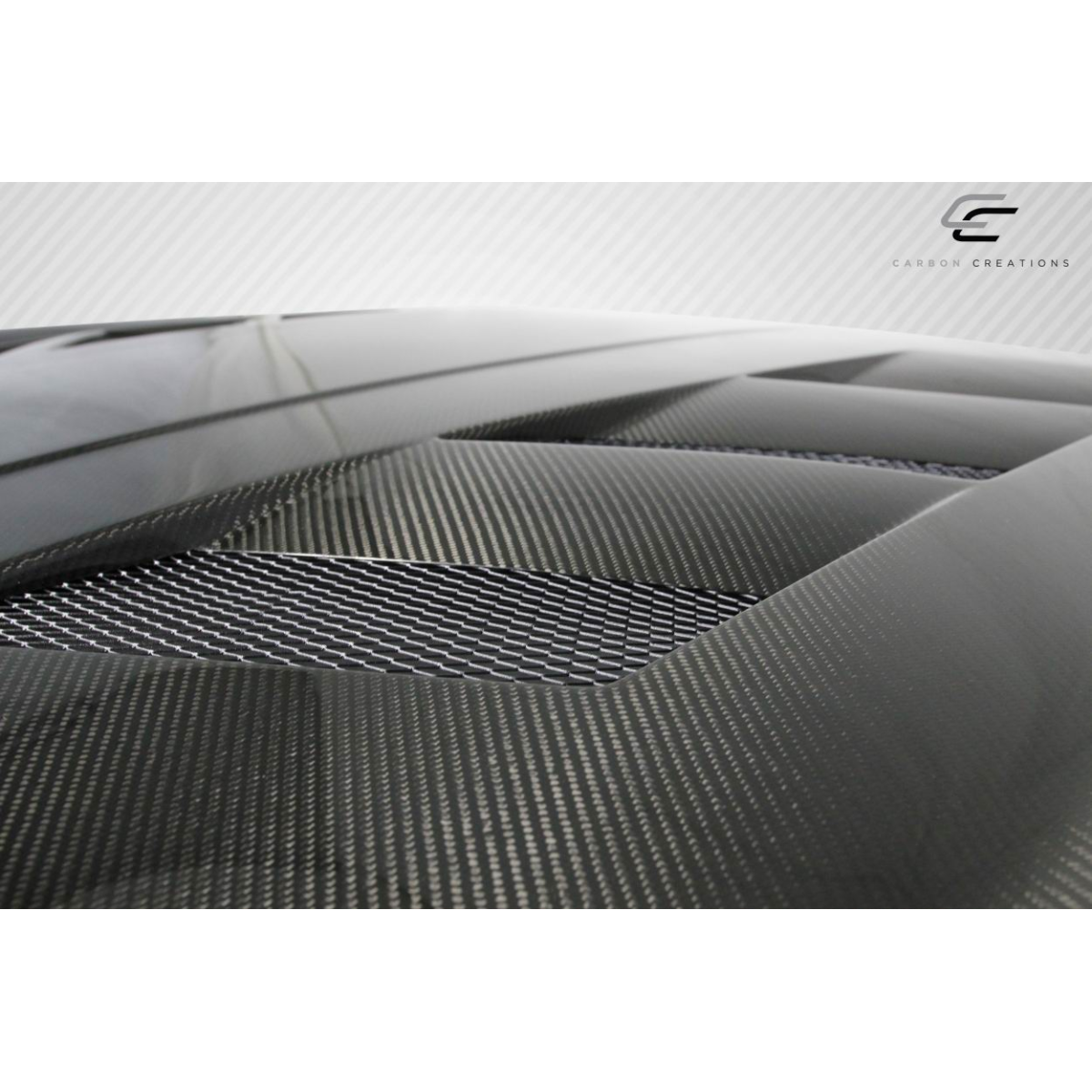 Modify your Infiniti G35 2003 with our Exterior/Hoods - Top down angle of carbon fiber hood