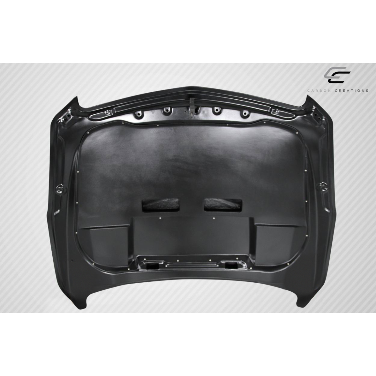 Modify your Cadillac ATS 2012 with our Exterior/Hoods - Top down view of the carbon fiber hood