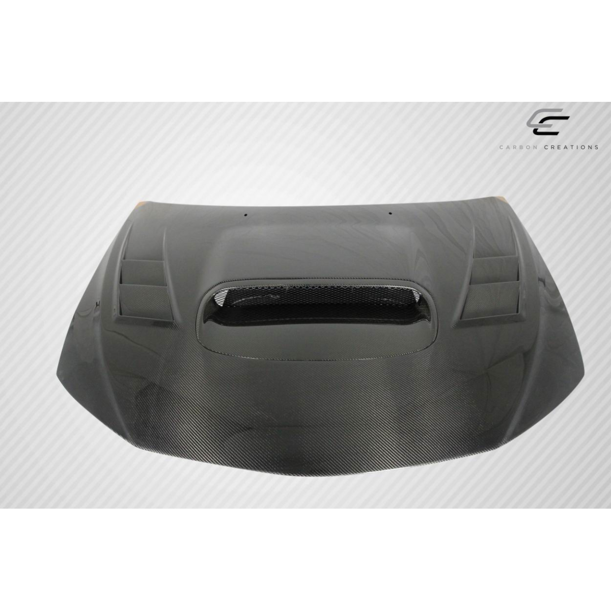 Modify your Subaru Impreza 2008 with our Exterior/Hoods - Top down angle of the carbon fiber hood